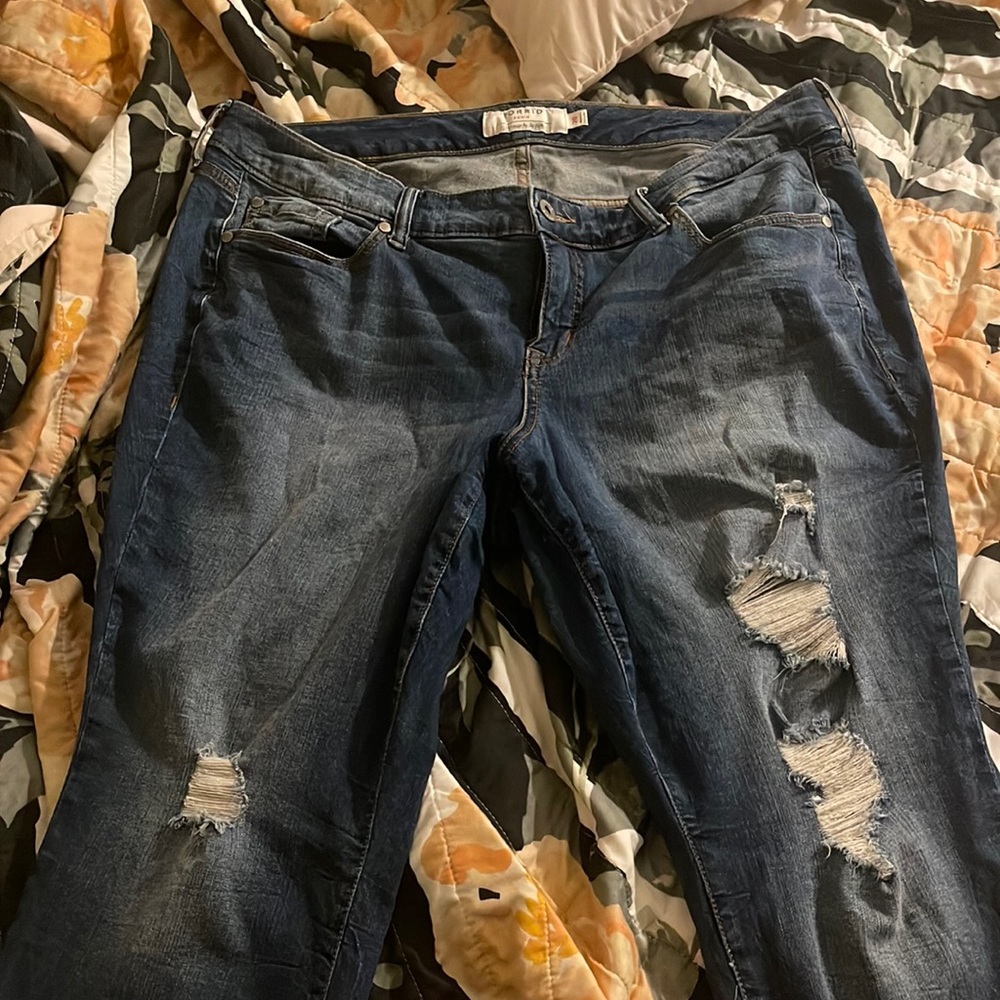 Torrid ripped jeans